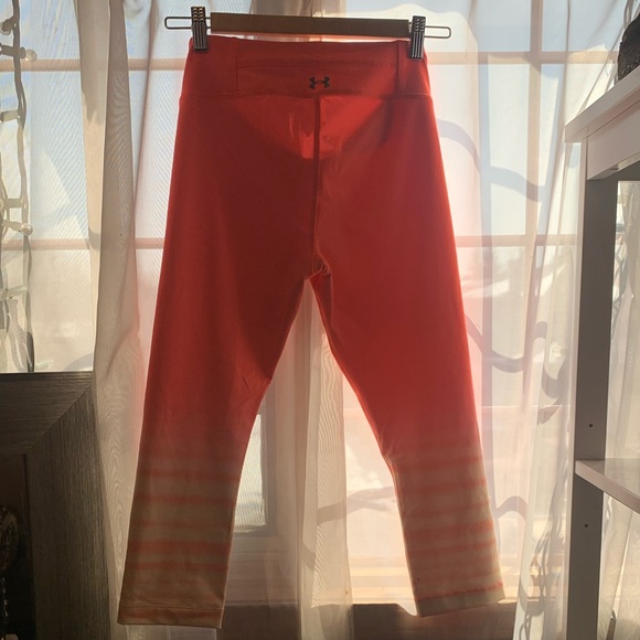 UA Vibrant Pink Capri Leggings - Picture 4 of 6